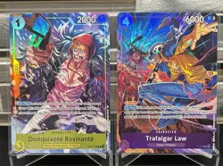 One Piece Trafalgar Law P-093 & Donquixote Rosinante OP12-108 Volume 6 Promos - Image 1