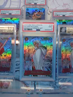 Silvers Rayleigh One Piece Manga Two Legends Foil OP08-118 PSA 9 Mint English 🔥 - Image 1