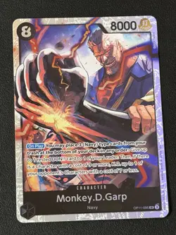 Monkey D Garp OP11-095 SR Super Rare One Piece Fist of Divine Speed - Image 1