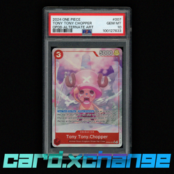 2024 One Piece OP08 007 Tony Tony.Chopper Alternate Art PSA 10 Gem Mint - Image 1