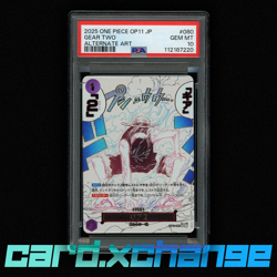 2025 One Piece OP11 Jpn 080 Gear Two Alternate Art PSA 10 Gem Mint - Image 1