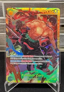 One Piece TCG Wings of the Captain Roronoa Zoro SEC OP06-118 - Image 1