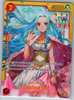 Nefeltari Vivi OP04-118 SEC English Kingdoms of Intrigue - One Piece Card - NM - Image 1
