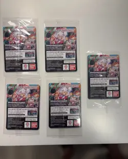 One Piece Monkey D. Luffy Rutgers College Basketball Promo Card x5 -SHIPS TODAY - Image 2