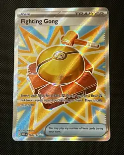 Fighting Gong 168/132 Me01: Mega Evolution Holo Card Mint Condition - Image 1