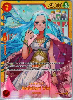 Nefeltari Vivi OP04-118 SEC English Kingdoms of Intrigue - One Piece Card - NM - Image 1