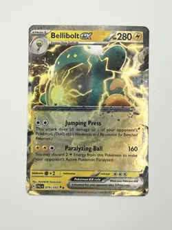 pokemon card, Bellibolt Ex 079/193 - Paldea Evolved - Image 1