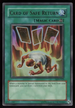 Card of Safe Return LON-029 Ultra Rare Labyrinth of Nightmare Unlimited Yu-Gi-Oh - Image 1