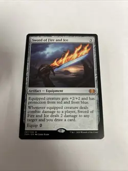 Sword Of Fire And Ice Nonfoil Double Masters Card #297 MTG LP - Image 1