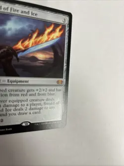 Sword Of Fire And Ice Nonfoil Double Masters Card #297 MTG LP - Image 2