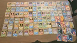 Lot of 240+ Vintage Bulk Pokemon Cards Mostly Base, Some 1st Edition, 2nd, Topps - Image 1