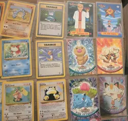 Lot of 240+ Vintage Bulk Pokemon Cards Mostly Base, Some 1st Edition, 2nd, Topps - Image 4