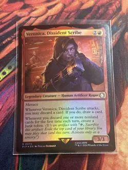 Veronica, Dissident Scribe - Foil Fallout MTG - Image 3