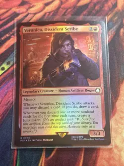 Veronica, Dissident Scribe - Foil Fallout MTG - Image 4