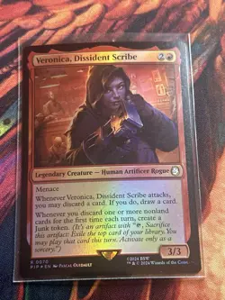Veronica, Dissident Scribe - Foil Fallout MTG - Image 5