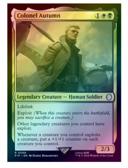 Colonel Autumn - Foil Fallout MTG - Image 1