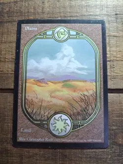MTG Unglued Plains 84/94 Basic Land LP - Image 1
