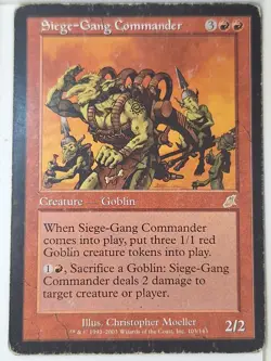 Siege-Gang Commander - (HP) Scourge - Magic the Gathering MTG - Image 1