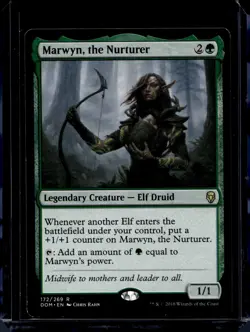 Marwyn, the Nurturer (Rare) Dominaria Legendary Elf Druid MTG - Image 1