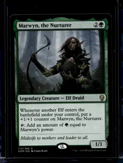 Marwyn, the Nurturer (Rare) Dominaria Legendary Elf Druid MTG - Image 1