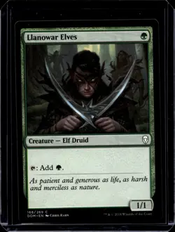 Llanowar Elves #168 (NM) Dominaria DOM Magic MTG - Image 1