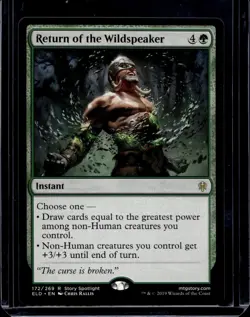1x MTG Return of the Wildspeaker - Throne of Eldraine (ELD) #172 - Magic - Image 1