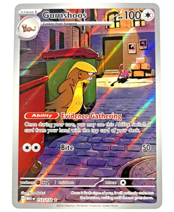 Pokemon Mega Evolution - Gumshoos - Illustration Rare NM+/MINT - 153/132 - Image 1