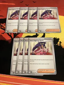X4 NM Iris's Fighting Spirit 149/159 Playset - Pokemon Journey Together - Image 1