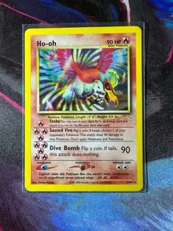 Ho-Oh 7/64 Neo Revelation Holo 2000 Pokemon TCG LP+ - Image 1