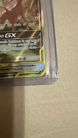 Pokemon Espeon & Deoxys GX TAG TEAM Promo Holo SM240 Unified Minds - Image 3