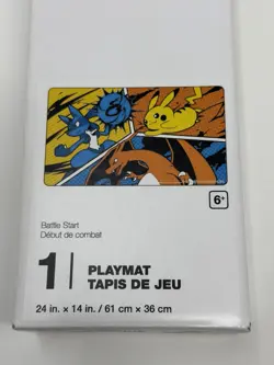 Sealed Battle Start Charizard, Pikachu & Lucario Pokemon Center Playmat - Image 4