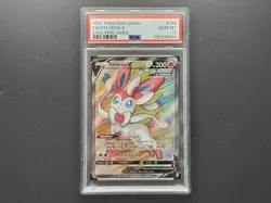 2021 POKEMON SWORD & SHIELD EVOLVING SKIES #183 FULL ART/SYLVEON V PSA 10 - Image 1