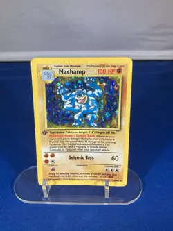 Machamp 008/102 Deck Exclusives Holo Pokemon Collectible First Edition! - Image 1
