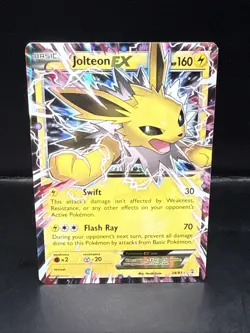 Pokemon Jolteon EX TCG 28/83 Generations Ultra Rare Holo - Image 1