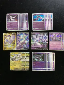 2025 Pokemon TCG S-Chinese Mewtwo Vstar UR Ultra Rare Gold Lot*42 AM11 - Image 2