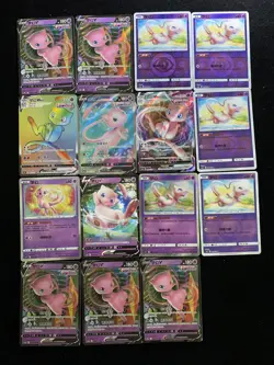 2025 Pokemon TCG S-Chinese Mew V SR Super Rare Holo Lot*15 AM11 - Image 2