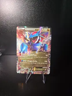 Pokemon TCG Holo Ultra Rare Salamence Ex XY170 - Image 1