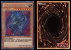 Evil HERO Malicious Edge LCGX-EN029 Secret Rare 1st Edition Yu-Gi-Oh - Image 3