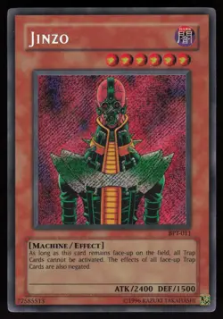 Jinzo BPT-011 Secret Rare Promo Collectible Tins 2003 Yu-Gi-Oh - Image 1