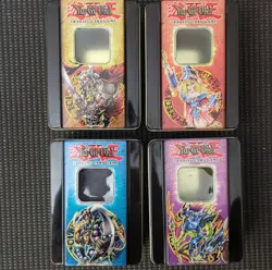 Yu-Gi-Oh! Empty Collectible Tins Dark Magician Girl Vorse Raider Exarion Gilford - Image 1