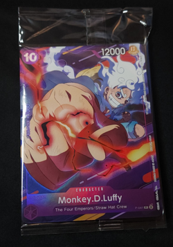 Monkey D Luffy CS Tournament Promo SEALED P-041 One Piece Card English - Image 1