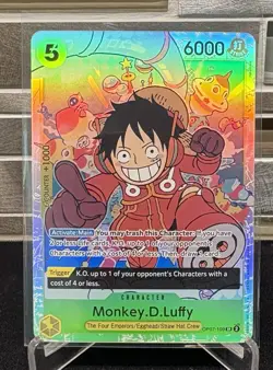 One Piece TCG 500 Years In The Future Monkey.D.Luffy OP07-109 SR - Image 1