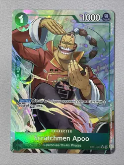 One Piece - Premium Booster The Best Vol. 2 EB01-015 - Scratchmen Apoo Alt Art - Image 1
