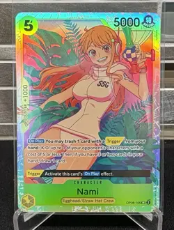 One Piece TCG Two Legends Nami Foil SR OP08-106 - Image 1