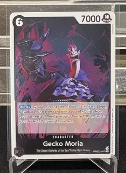 One Piece TCG Gecko Moria PRB02-013 Rare Foil English - Image 1