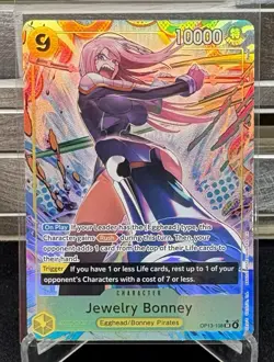 One Piece OP13-108 Carrying On His Will Jewelry Bonney ALT ART SR - Image 1
