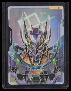 GUNDAM CARD GAME RESOURCE CARD - GFreD R-025 C++ FOIL - GD03 STEEL REQUIEM - Image 1