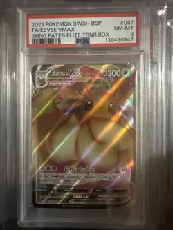 Eevee VMAX SWSH087 SWSH: Sword & Shield Promo Cards Holo - Image 1