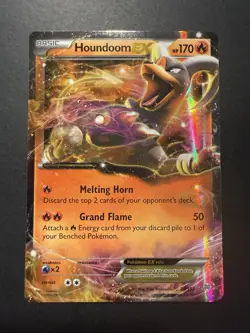 LP Houndoom EX 21/162 XY BREAKthrough Pokemon card English - Image 1