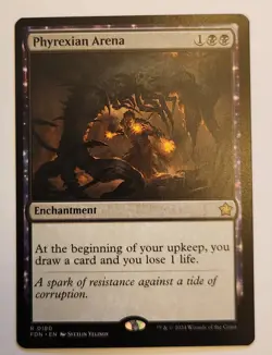 Phyrexian Arena FDN #180 Rare Regular NM+ - Image 1